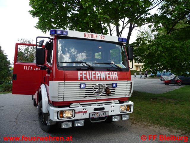 Wohnungsbrand in Bleiburg – Florianisänger rettete Leben