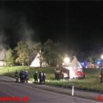 150 Mann kämpfen gegen Großbrand in Kirchenlandl