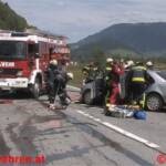 Ennstalbundesstraße: 3 Schwerverletzte bei Frontalem