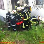 Realistische Atemschutzübung der FF Graz