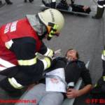 137 Feuerwehrmänner übten den Ernstfall im Campus Futura in Bleiburg