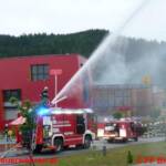 137 Feuerwehrmänner übten den Ernstfall im Campus Futura