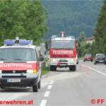 Massiver Öl-Austritt an einem LKW auf der B120a