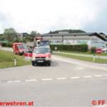 Massiver Öl-Austritt an einem LKW auf der B120a