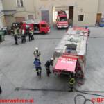 Feuerwehrübung bei Kastner & Öhler