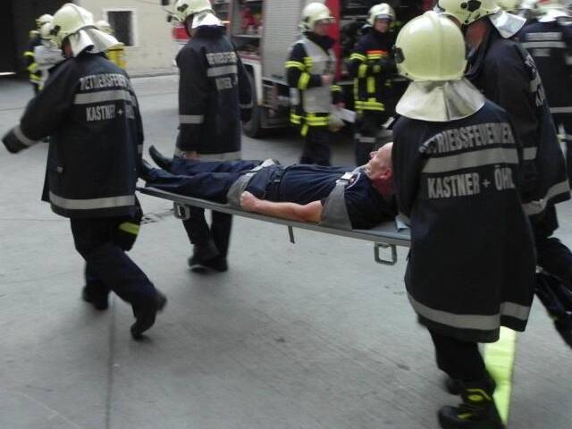Feuerwehrübung bei Kastner & Öhler