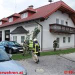 Einsatzübung mit Überraschung - Rauch aus dem Gerätehaus