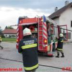 Einsatzübung mit Überraschung - Rauch aus dem Gerätehaus