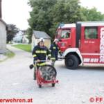 Einsatzübung mit Überraschung - Rauch aus dem Gerätehaus