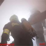 Einsatzübung mit Überraschung - Rauch aus dem Gerätehaus