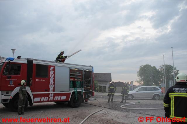 Einsatzübung mit Überraschung – Rauch aus dem Gerätehaus