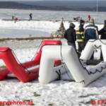 Eisrettungsübung am Moldaustausee in Tschechien mit der ÖWR Laakirchen