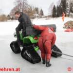 Eisrettungsübung am Moldaustausee in Tschechien mit der ÖWR Laakirchen