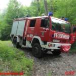 Paragleiter abgestürzt - Einsatzübung in den Traunauen mit der Bergrettung