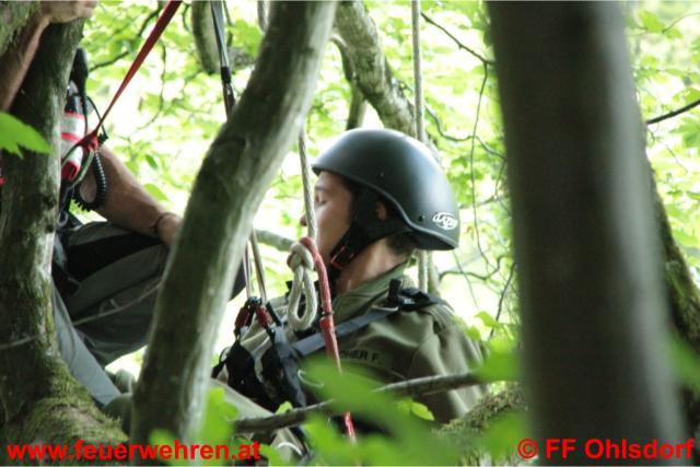 Paragleiter abgestürzt – Einsatzübung mit der Bergrettung