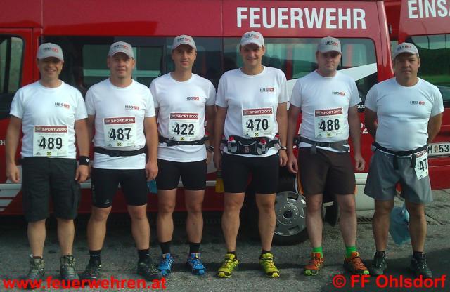 FF Ohlsdorf und FF Wiesen im HBS-Team beim Bergmarathon