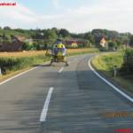 Verkehrsunfall in Aichegg fordert Hubschraubereinsatz