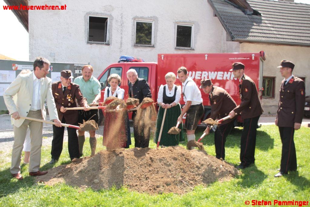 Zeltfest der FF Ohlsdorf – Spatenstich für Zubau getätigt