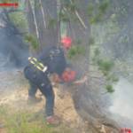 Waldbrandeinsatz auf Kammspitze bei Gröbming