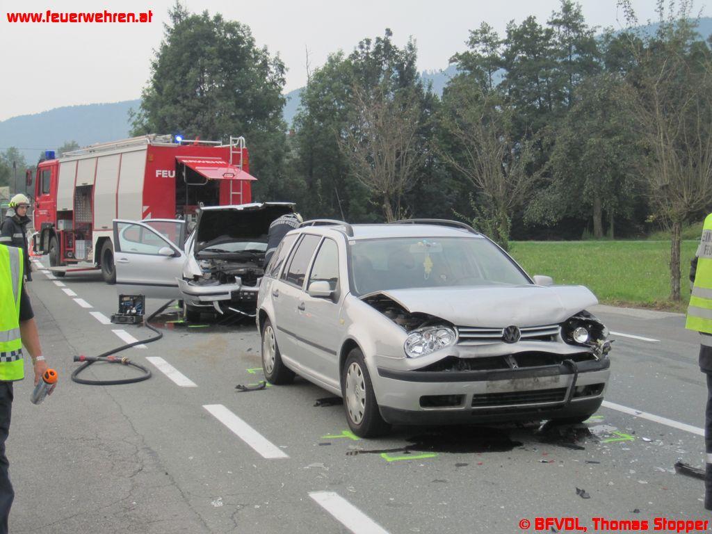 Erneuter Verkehrsunfall in Aichegg
