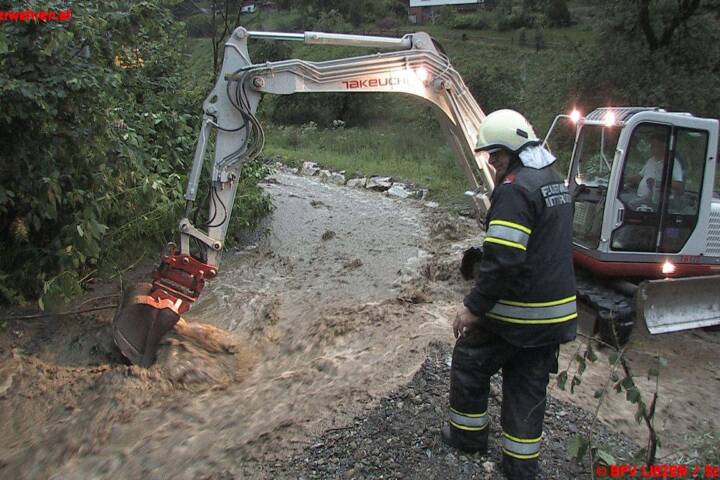 Unwettereinsätze im Bezirk Liezen