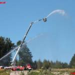 Einsatzübung in der Ohlsdorfer Reifendeponie