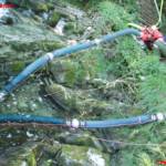 Einsatzübung in der Ohlsdorfer Reifendeponie