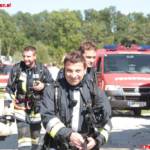 Einsatzübung in der Ohlsdorfer Reifendeponie