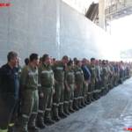 Einsatzübung in der Ohlsdorfer Reifendeponie