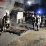Garagenbrand in Hörmsdorf