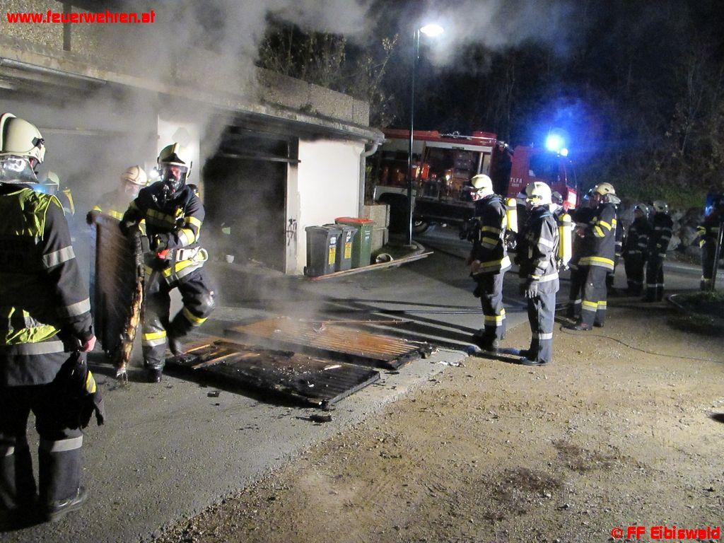 Garagenbrand in Hörmsdorf