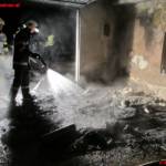 Garagenbrand in Hörmsdorf