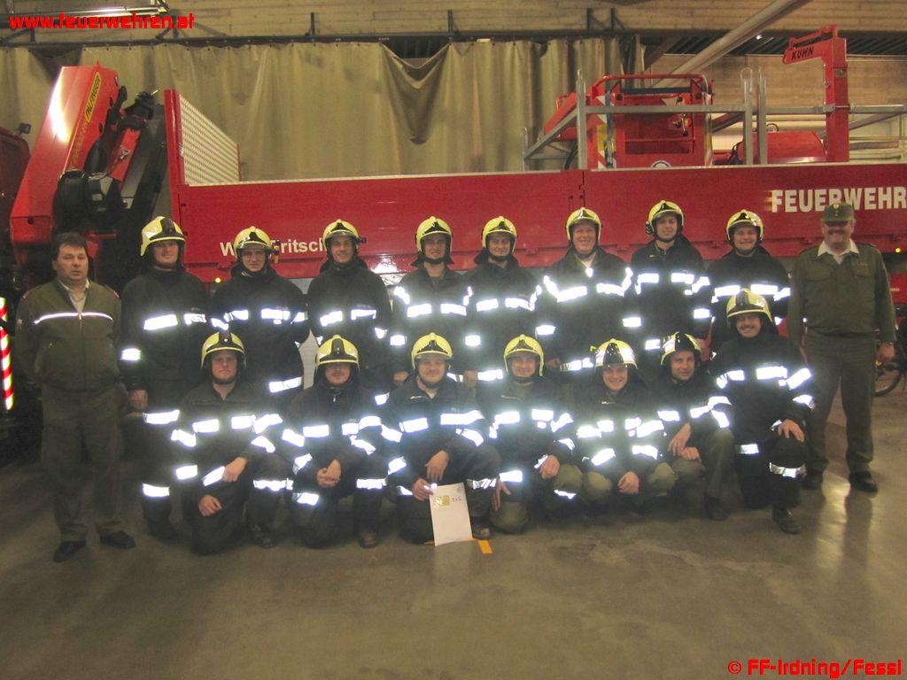 Erfolgreiche Atemschutzleistungsprüfung in Gold