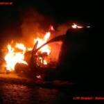 Fahrzeug in Ehrendorf ausgebrannt