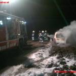 Fahrzeug in Ehrendorf ausgebrannt
