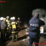 Fahrzeug in Ehrendorf ausgebrannt