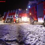 Schnee sorgt einmal mehr für zahlreiche Feuerwehreinsätze