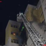 Balkonbrand im 10. Stock in der Donaustadt
