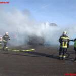 Vollbrand einer Würstelbude in Deutschlandsberg