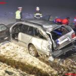 A9: LKW schoss PKW von der Autobahn