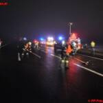 A9: LKW schoss PKW von der Autobahn