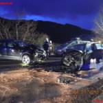 Verkehrsunfall B115a Vordernbergerstraße vor VOEST Kreisverkehr