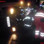 Verkehrsunfall mit eingeklemmter Person