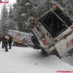 Schneefahrbahn: Unfallserie im Bezirk Liezen hält Feuerwehren auf Trab