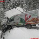 Schneefahrbahn: Unfallserie im Bezirk Liezen hält Feuerwehren auf Trab