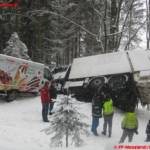 Schneefahrbahn: Unfallserie im Bezirk Liezen hält Feuerwehren auf Trab