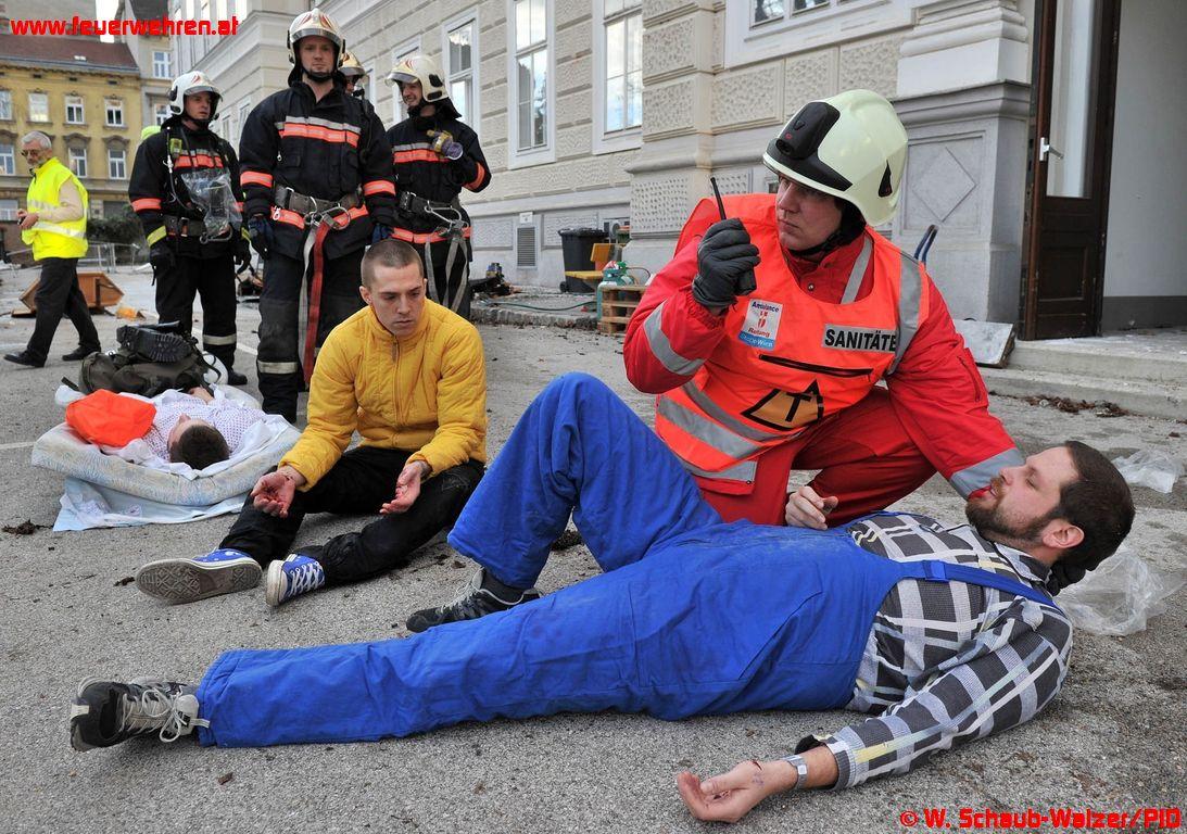 Erfolgreiche Einsatzübung der Stadt Wien