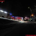 Bergung einer Hackgutmaschine