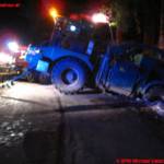 Bergung einer Hackgutmaschine