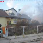Dachstuhlbrand in Gänserndorf-Stadt